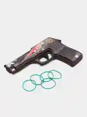Хаки пистолет резинкострел из игры CS GO, деревянный