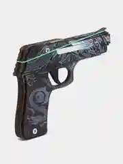 Серый пистолет резинкострел из игры CS GO, деревянный