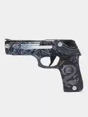 Серый пистолет резинкострел из игры CS GO, деревянный