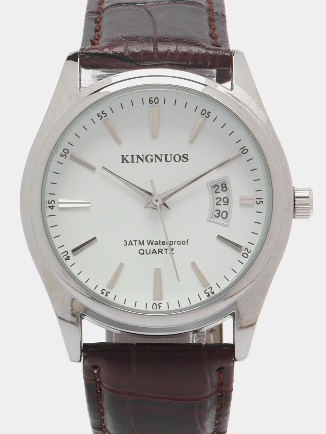 Коричневый мужские наручные часы Kingnuos