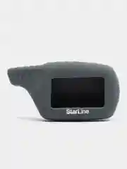 Тёмно-серый чехол на брелок Starline B9, B6, A91, А61, силиконовый