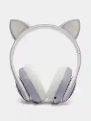 Лавандовый беспроводные Bluetooth наушники с кошачьими светящимися ушками