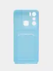 Голубой силиконовый чехол для Infinix Hot 20i (Инфиникс Хот 20ай)