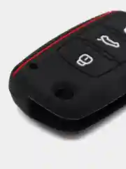 Черный силиконовый чехол на выкидной ключ Volkswagen