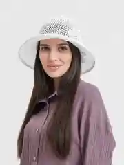 Белый шляпа женская летняя