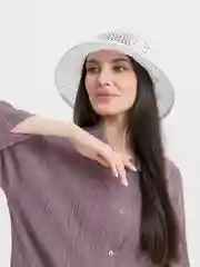 Белый шляпа женская летняя