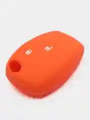 Оранжевый силиконовый чехол на ключ Renault