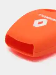 Оранжевый силиконовый чехол на ключ Renault