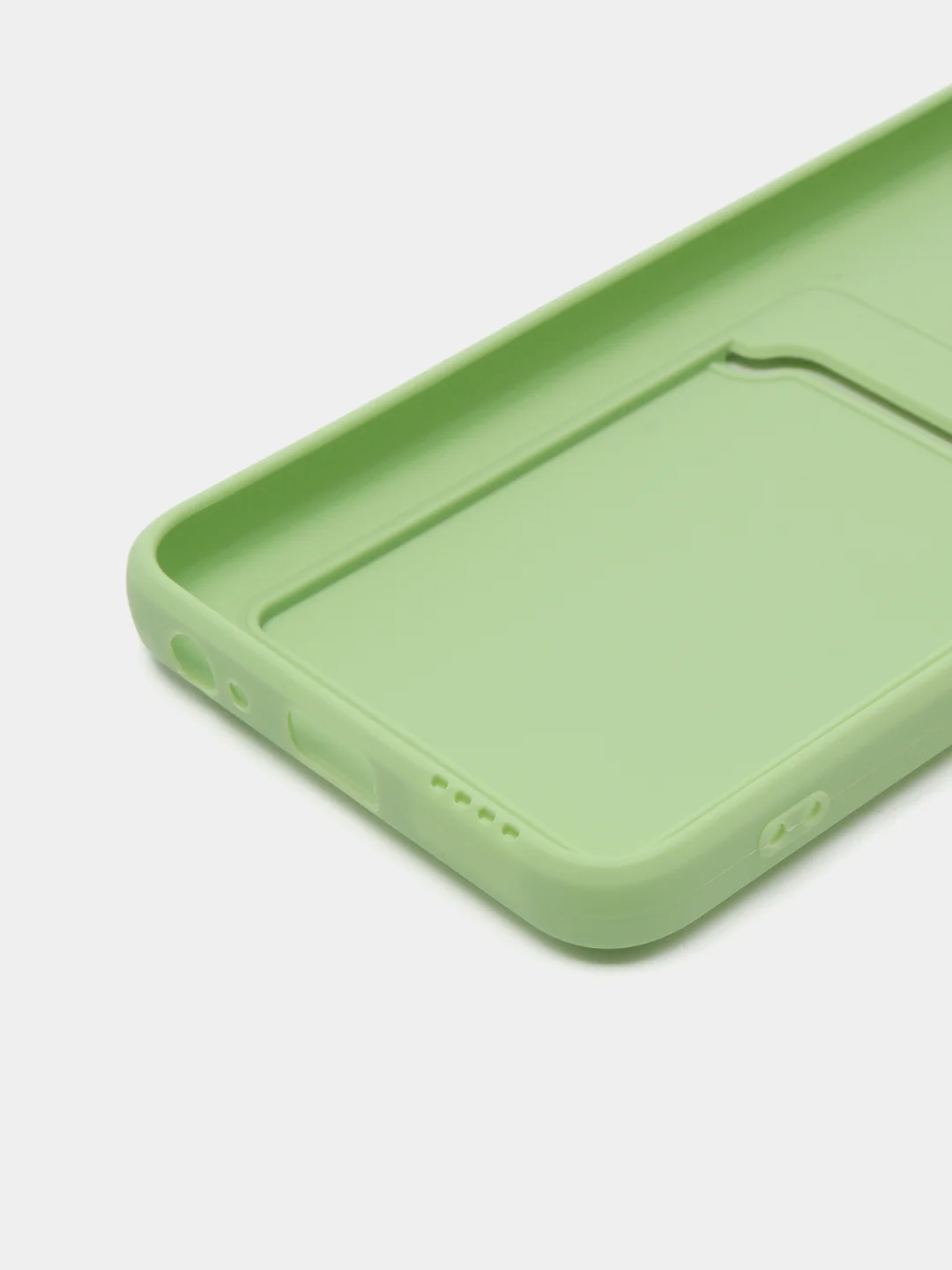 Зеленый силиконовый чехол для Infinix Smart 6 (Инфиникс Смарт 6)