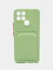 Зеленый силиконовый чехол для Infinix Smart 6 (Инфиникс Смарт 6)