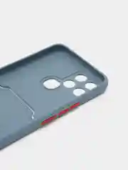 Синий меланж силиконовый чехол для Infinix Smart 6 (Инфиникс Смарт 6)