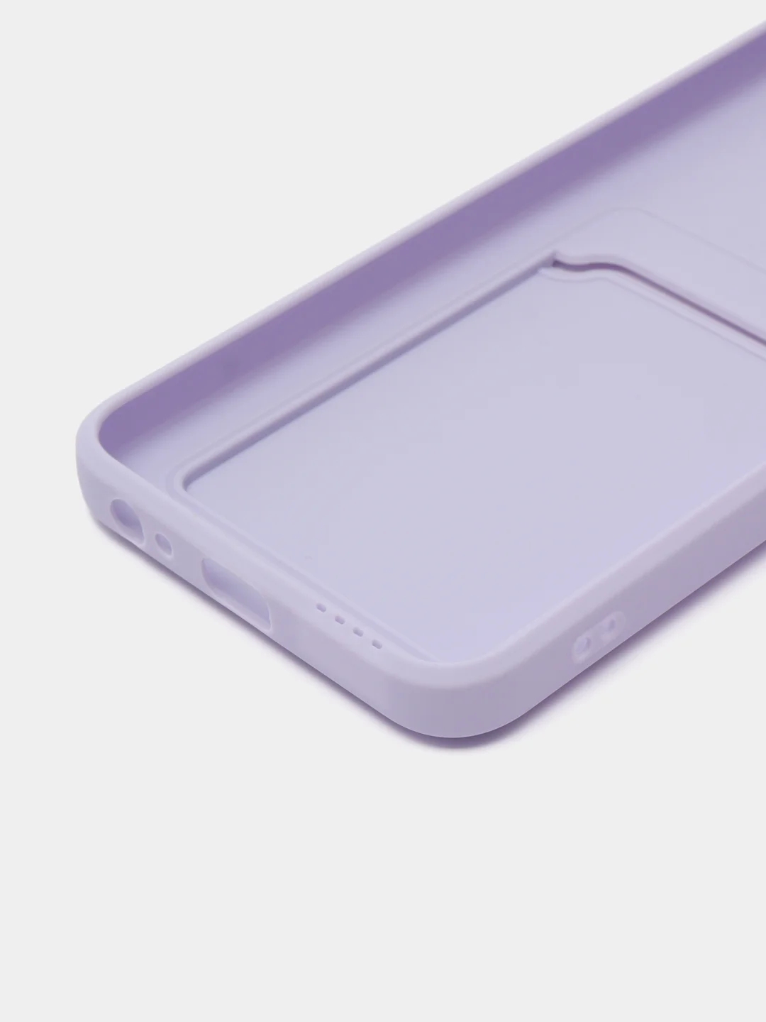 Лавандовый силиконовый чехол для Tecno POP 6 Pro (Техно Поп 6 Про), прозрачный
