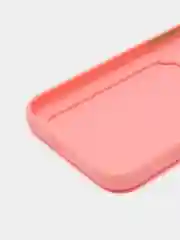 Пудровый чехол для iPhone 13 Pro (Айфон 13 Про), силиконовый, с защитой камеры