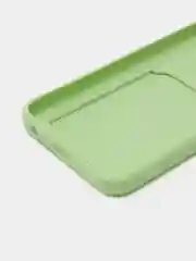 Зеленый силиконовый чехол для Tecno POP 6 Pro (Техно Поп 6 Про), прозрачный