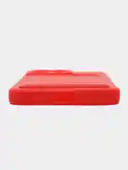Красный чехол для iPhone 13 Pro (Айфон 13 Про), силиконовый, с защитой камеры