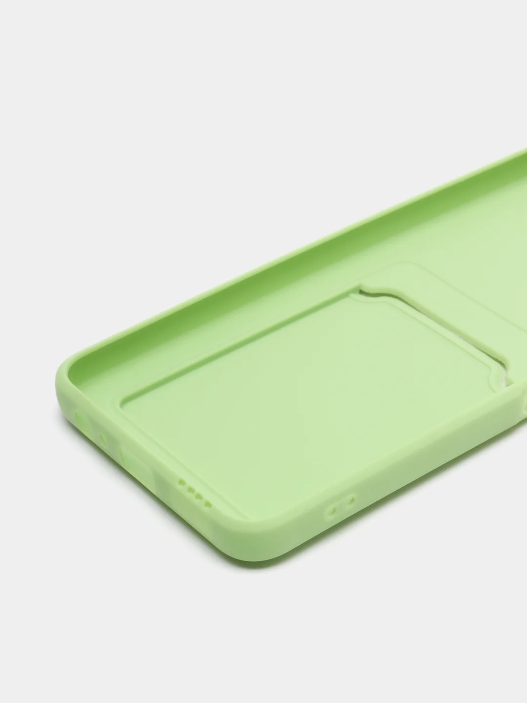 Зеленый чехол для Tecno Camon 18, 18P (Техно Камон 18, 18П), силиконовый