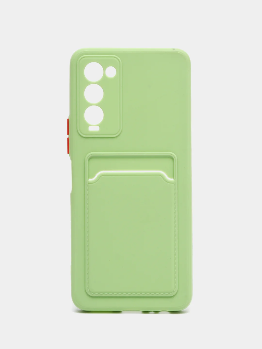 Зеленый чехол для Tecno Camon 18, 18P (Техно Камон 18, 18П), силиконовый