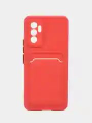 Коралловый силиконовый чехол для Vivo V23E, S10E 5G, Y75 4G (Виво В23Е, С10Е, У75 4 джи), прозрачный