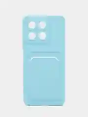 Голубой силиконовый чехол для Honor X8A (Хонор Икс8А)
