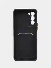 Черный чехол для Tecno Camon 18, 18P (Техно Камон 18, 18П), силиконовый