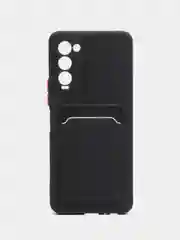 Черный чехол для Tecno Camon 18, 18P (Техно Камон 18, 18П), силиконовый