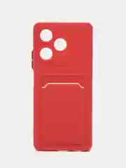 Коралловый силиконовый чехол для Infinix Hot 30, с защитой камеры, прозрачный