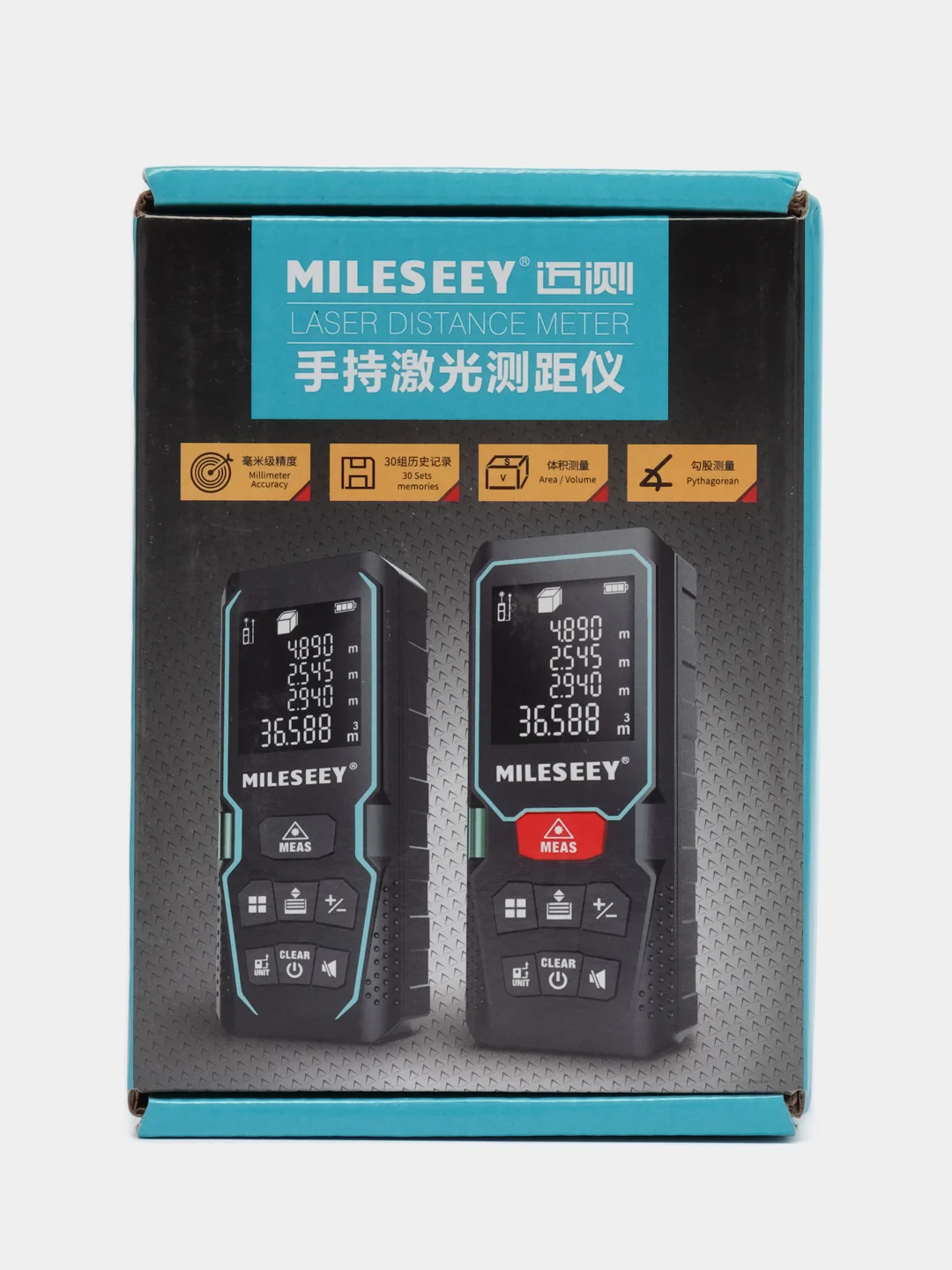 Лазерный дальномер Mileseey X6 40/60/80 м, лазерная рулетка