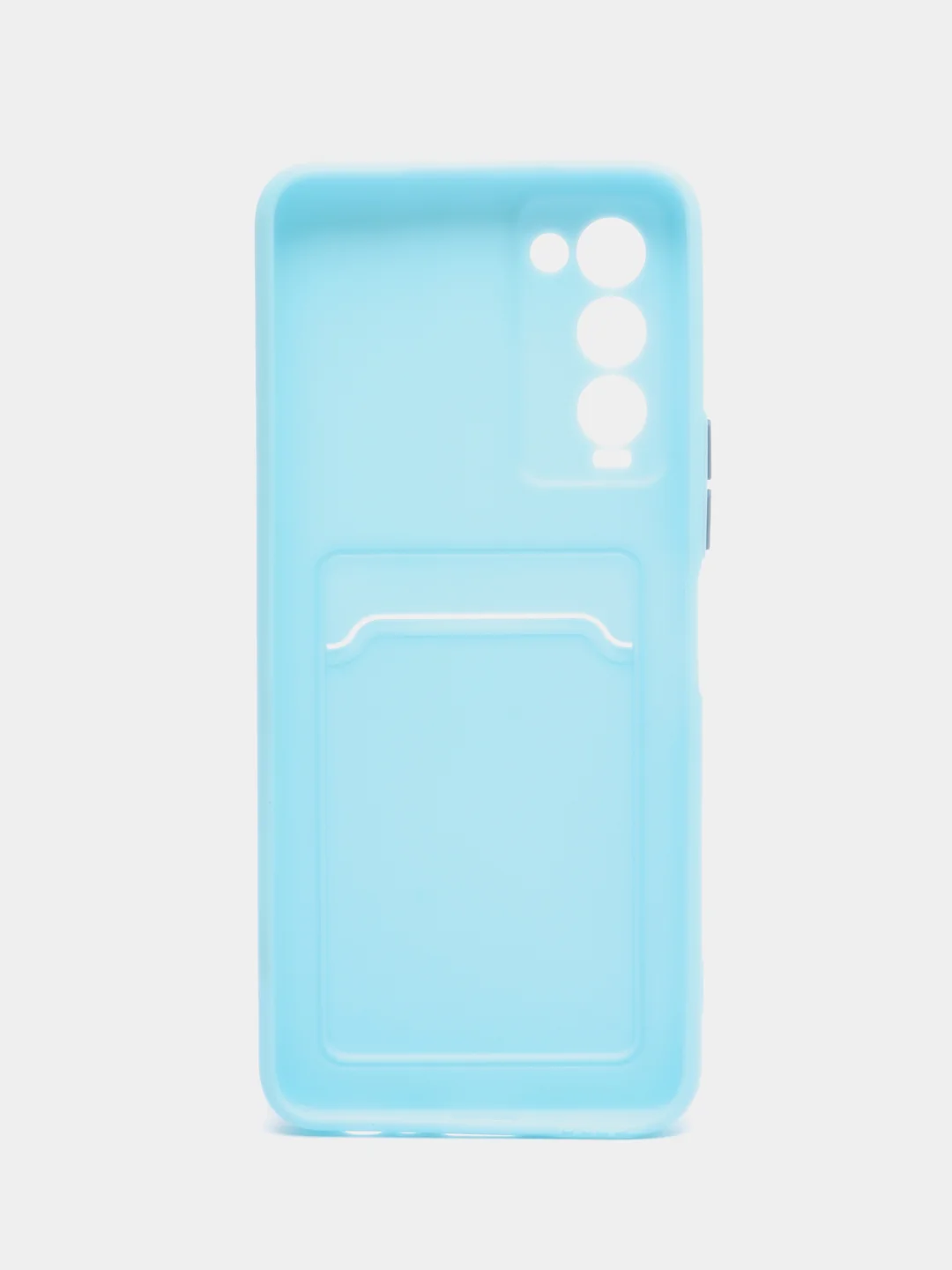 Голубой чехол для Tecno Camon 18, 18P (Техно Камон 18, 18П), силиконовый