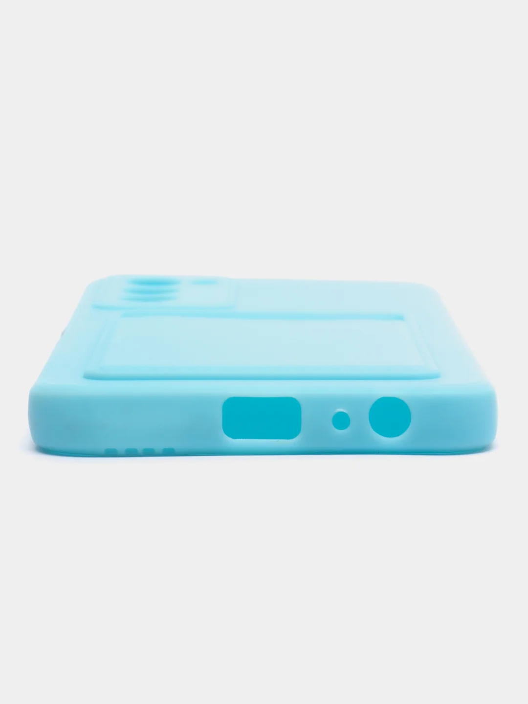 Голубой чехол для Tecno Camon 18, 18P (Техно Камон 18, 18П), силиконовый