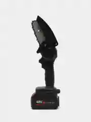 Черный аккумуляторная цепная мини пила ручная садовая 21V 2 АКБ