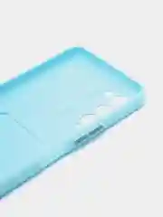 Голубой чехол для Tecno Camon 18, 18P (Техно Камон 18, 18П), силиконовый