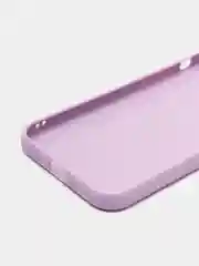 Лавандовый чехол для iPhone 12 (Айфон 12), прозрачный, c защитой камеры