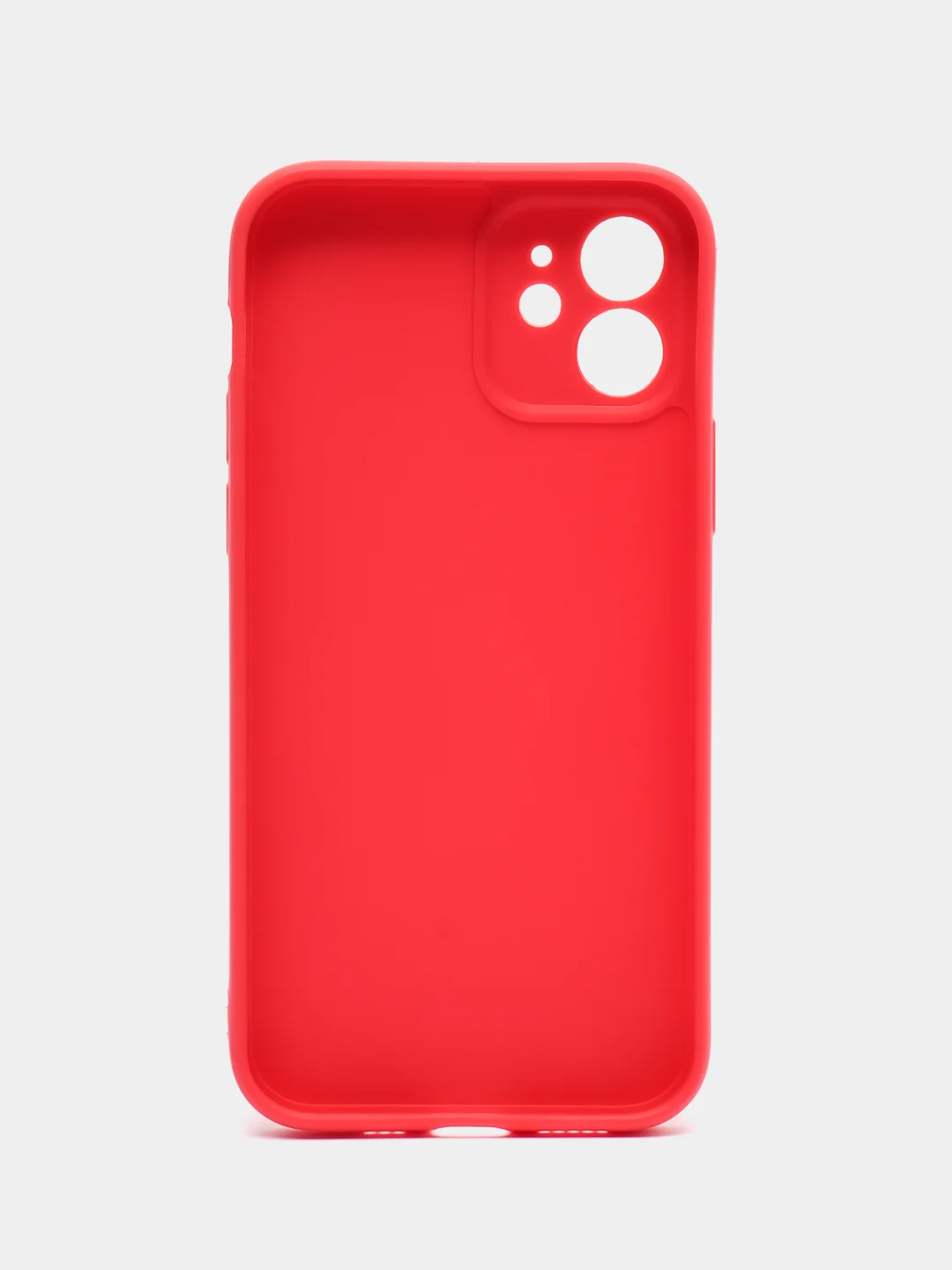 Коралловый чехол для iPhone 12 (Айфон 12), прозрачный, c защитой камеры