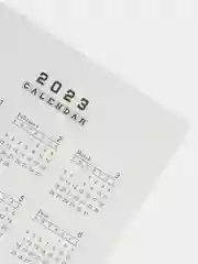 Календари для блокнота ПВХ формата А5 или А6, набор 5 штук