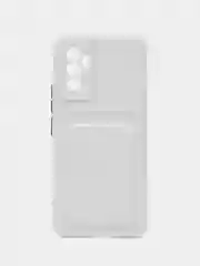 Белый силиконовый чехол для Vivo V23E, S10E 5G, Y75 4G (Виво В23Е, С10Е, У75 4 джи), прозрачный