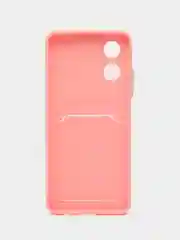 Пудровый чехол для OPPO A17 / A17K (Оппо А17 / 17К), силиконовый, прозрачный