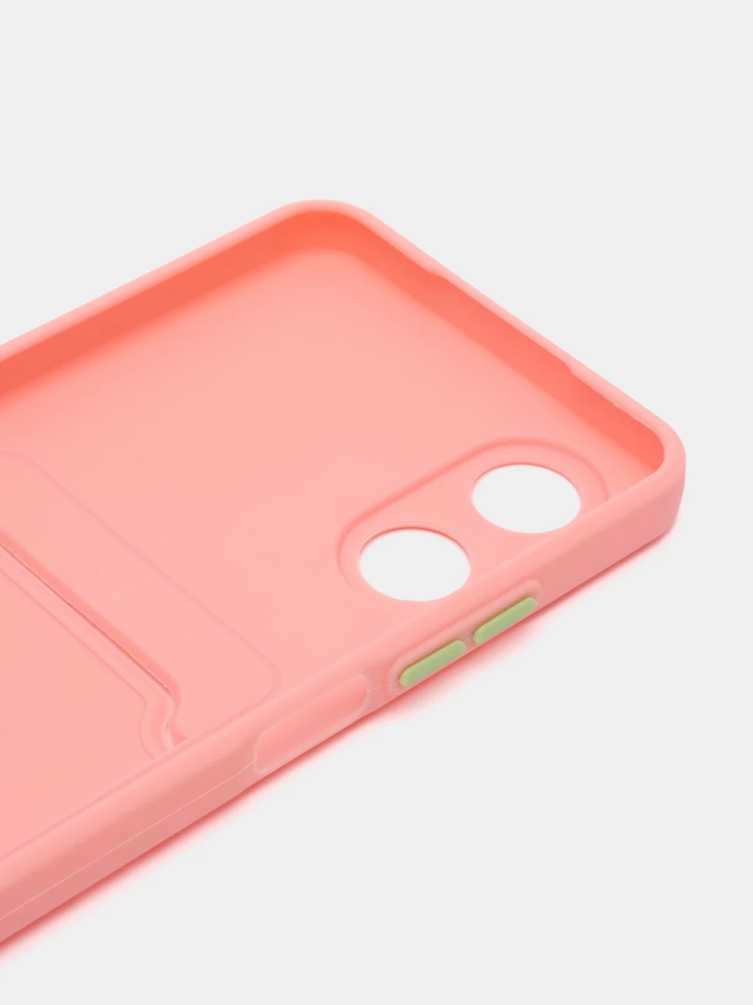 Пудровый чехол для OPPO A17 / A17K (Оппо А17 / 17К), силиконовый, прозрачный