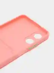 Пудровый чехол для OPPO A17 / A17K (Оппо А17 / 17К), силиконовый, прозрачный