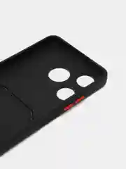 Черный чехол для Tecno Spark 10/Spark 10C (Техно Спарк 10/10С), с карманом для карт