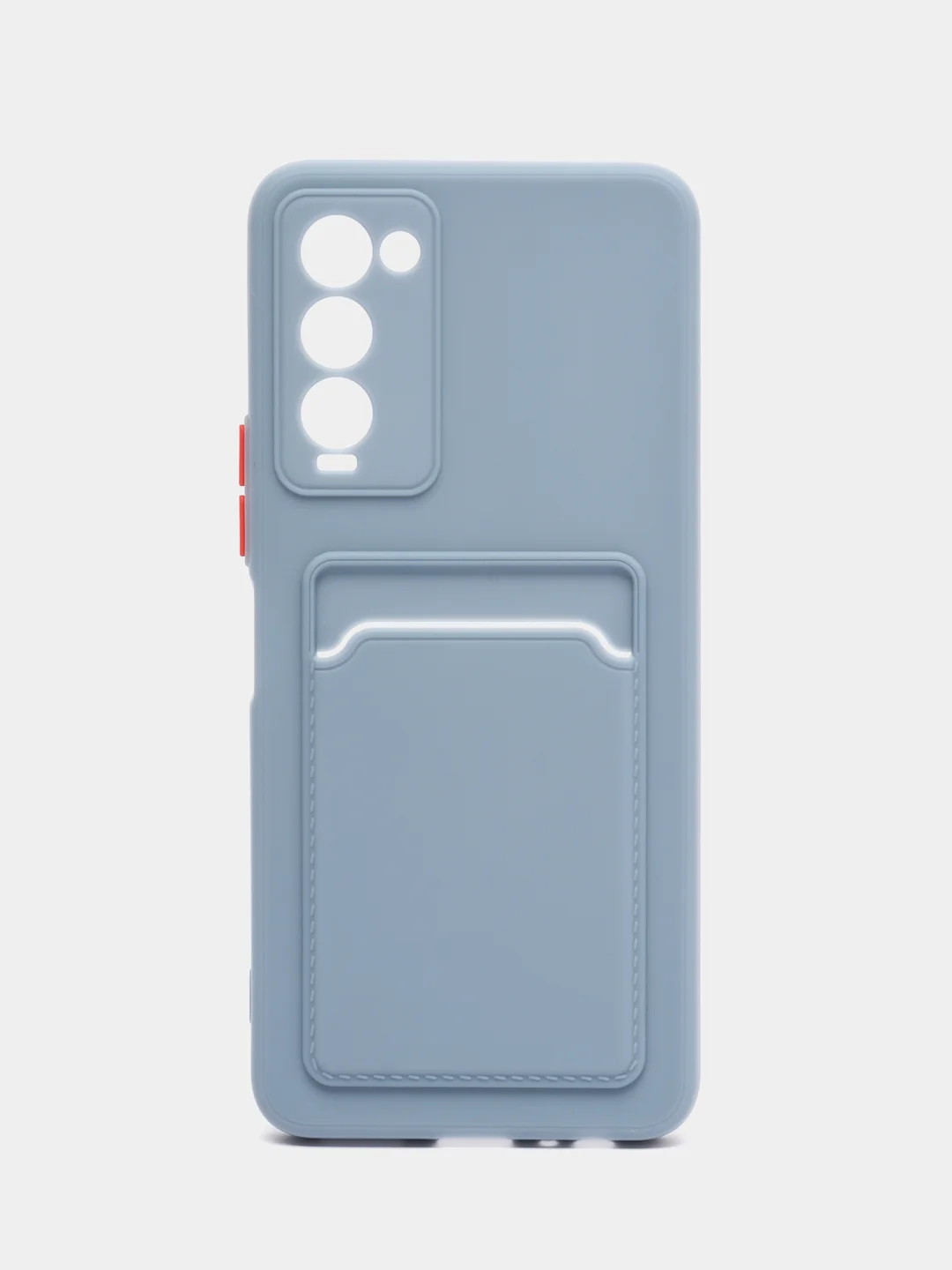 Синий меланж чехол для Tecno Camon 18, 18P (Техно Камон 18, 18П), силиконовый
