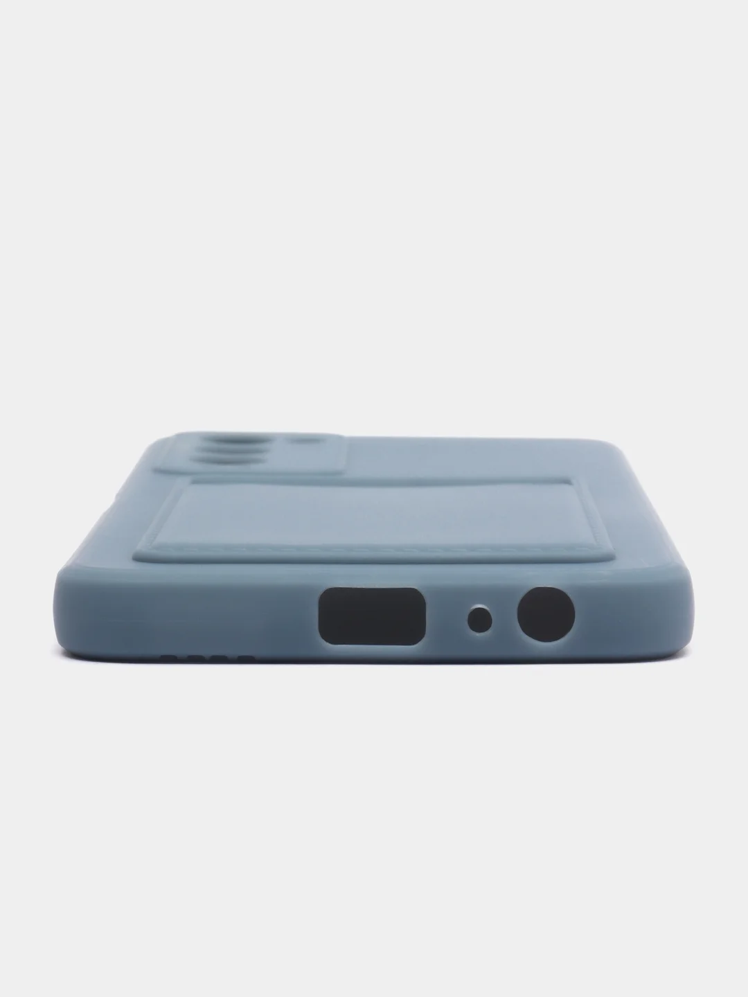 Синий меланж чехол для Tecno Camon 18, 18P (Техно Камон 18, 18П), силиконовый