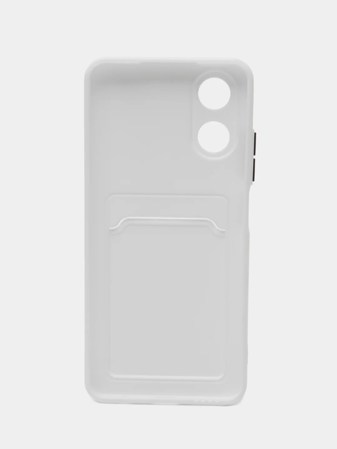 Белый чехол для OPPO A17 / A17K (Оппо А17 / 17К), силиконовый, прозрачный
