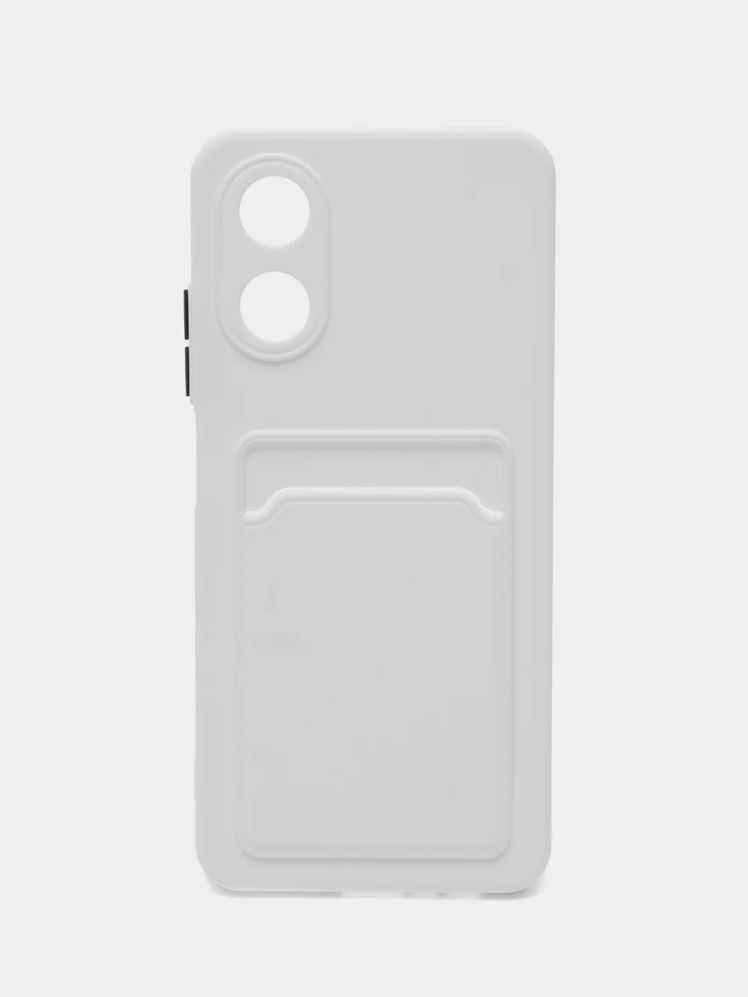 Белый чехол для OPPO A17 / A17K (Оппо А17 / 17К), силиконовый, прозрачный