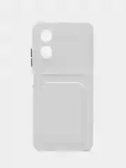 Белый чехол для OPPO A17 / A17K (Оппо А17 / 17К), силиконовый, прозрачный