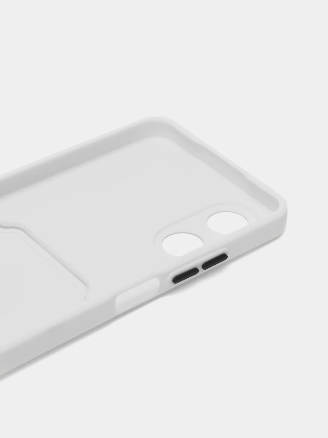 Белый чехол для OPPO A17 / A17K (Оппо А17 / 17К), силиконовый, прозрачный