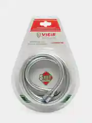 ViEiR шланг для душа Silverflex в ПВХ оплётке, защита от перекручивания, хром