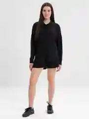 Черный костюм женский с шортами, пляжный костюм, муслин, рубашка, шорты