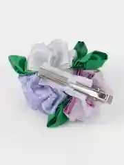 Аметистовый заколки с бантиками