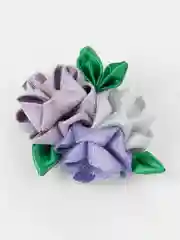 Аметистовый заколки с бантиками