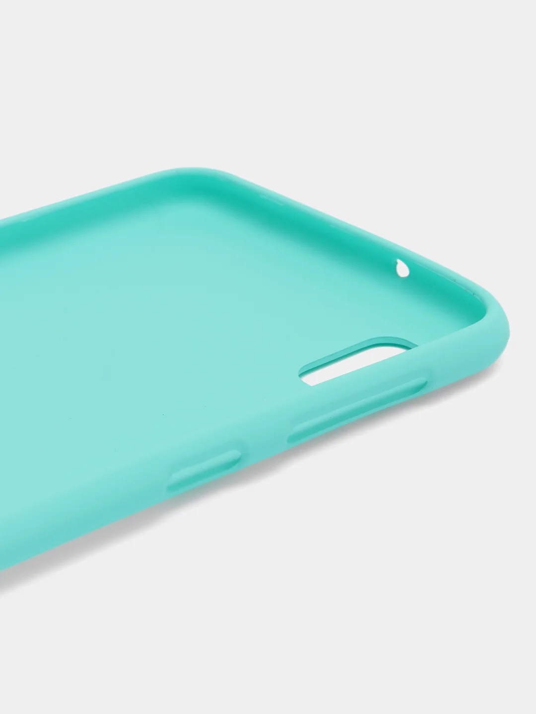 Мятный чехол силиконовый с закрытым низом на Samsung J6(18)/S10P/A01/20/30/31/50/41/71/J4(18)/A7(18)